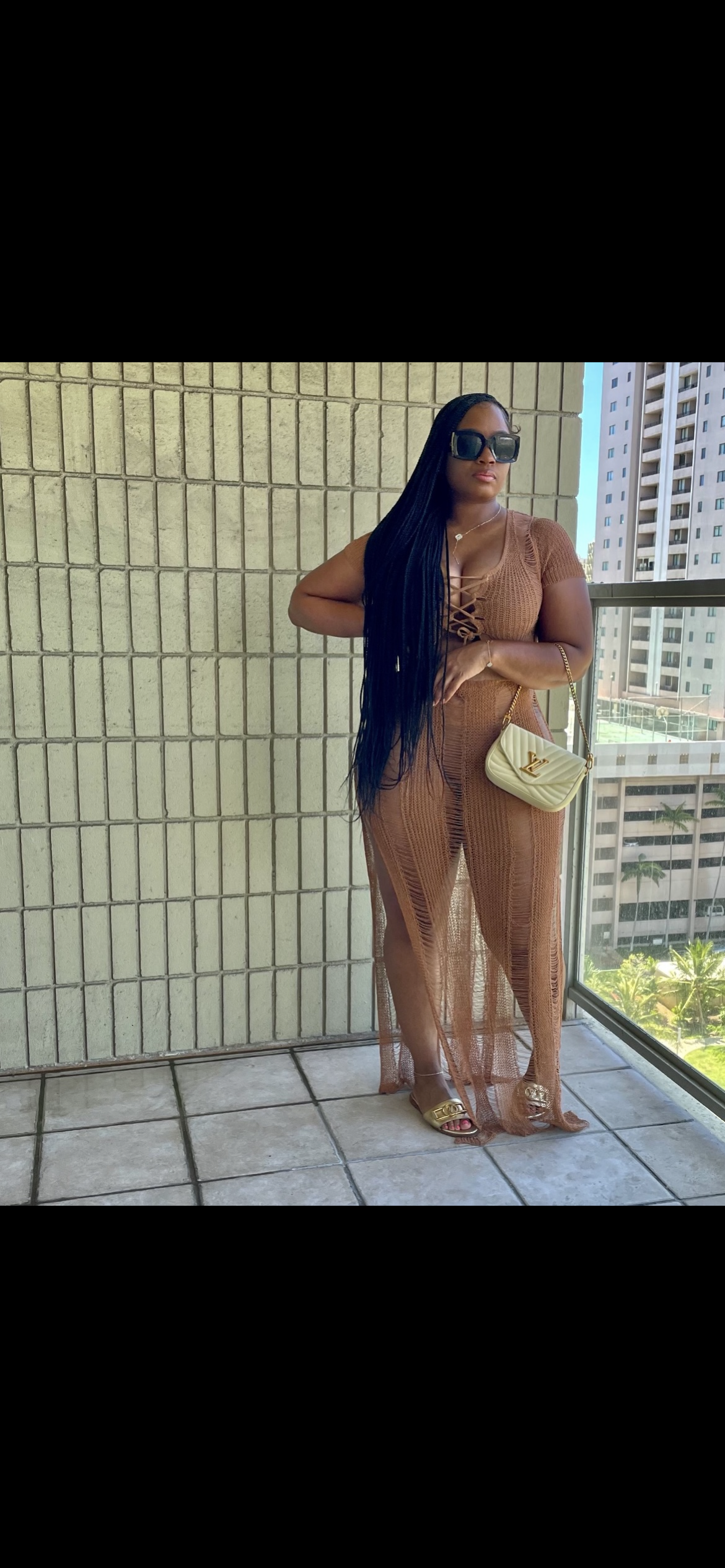 Tans & Sand Swim Cover Set