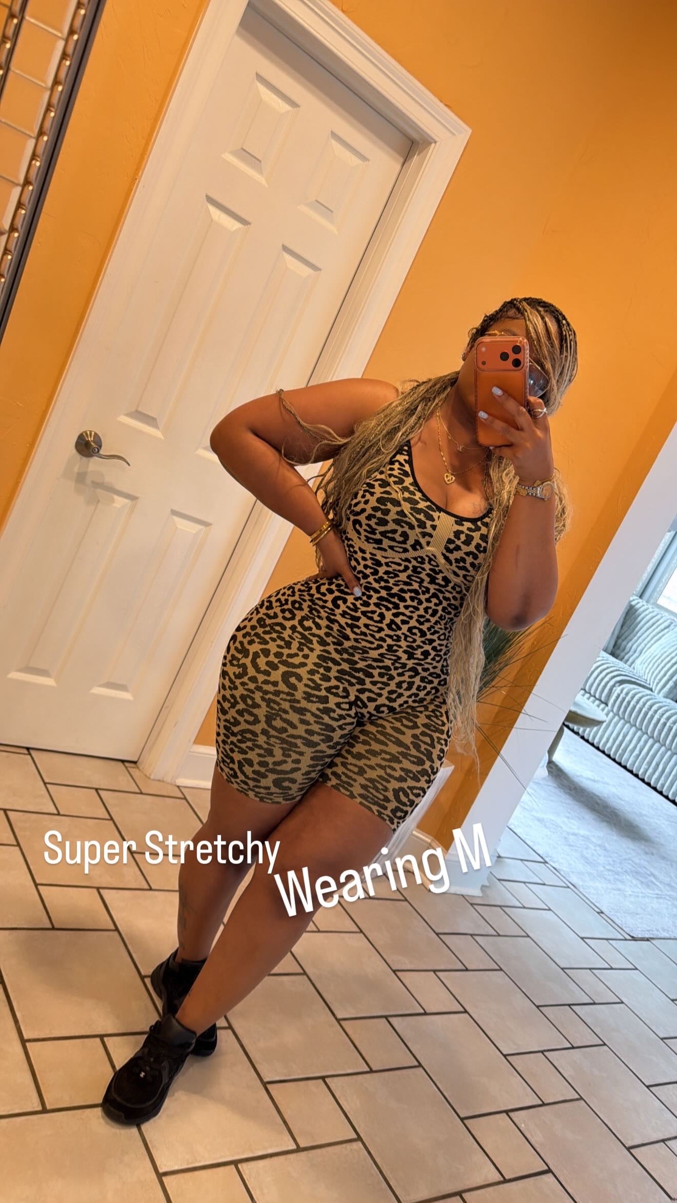 Cheetah Romper