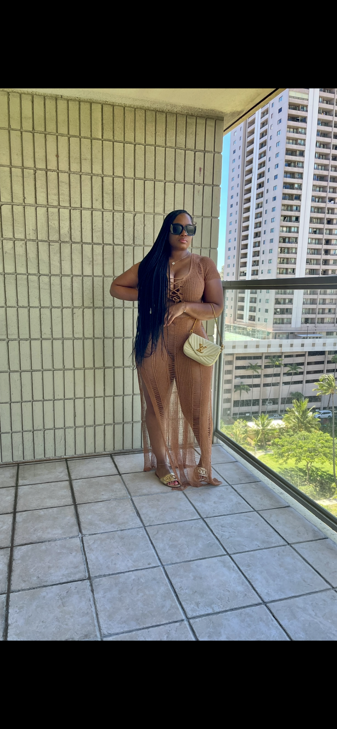 Tans & Sand Swim Cover Set