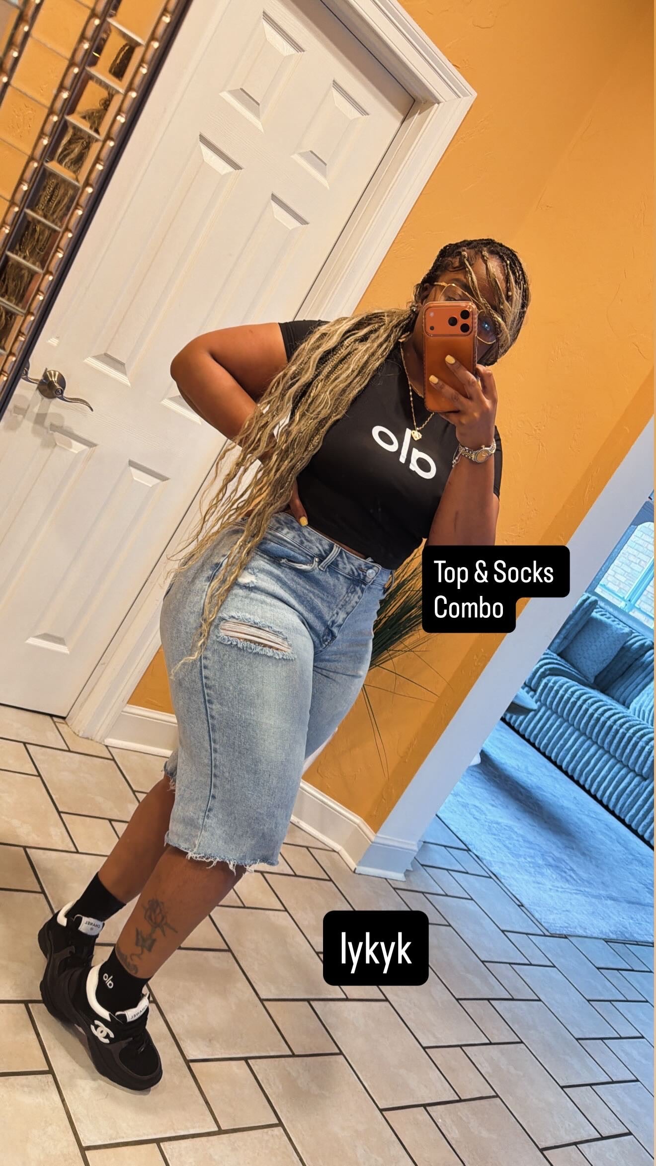 A Top & Sock Combo